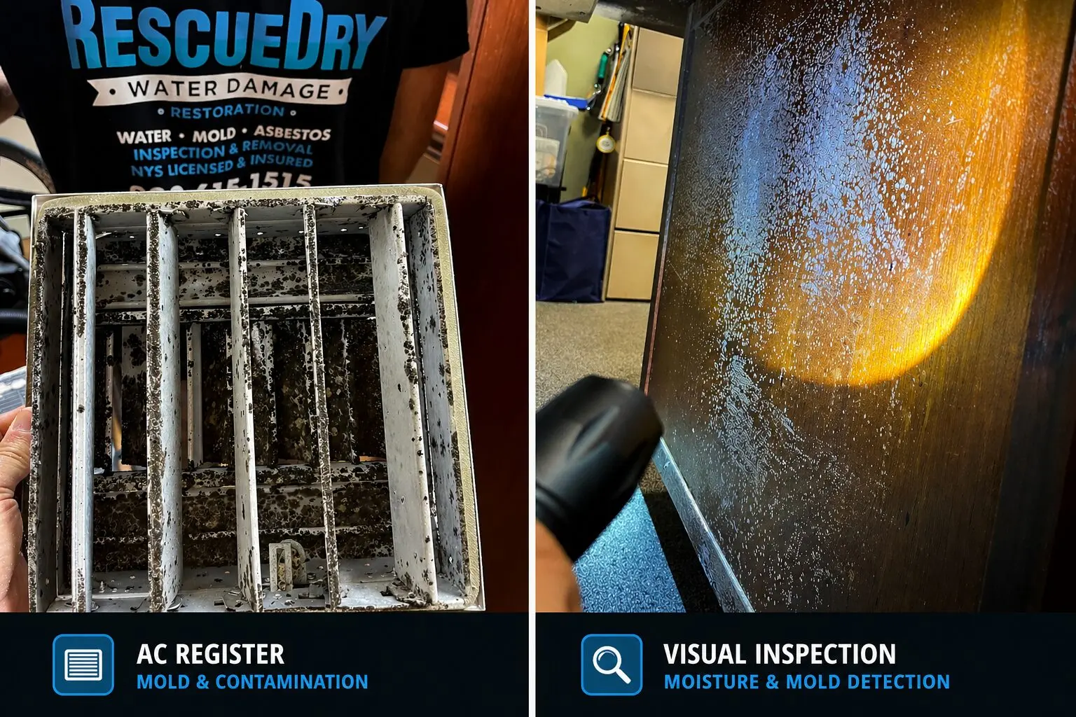 Mold inspection assessment