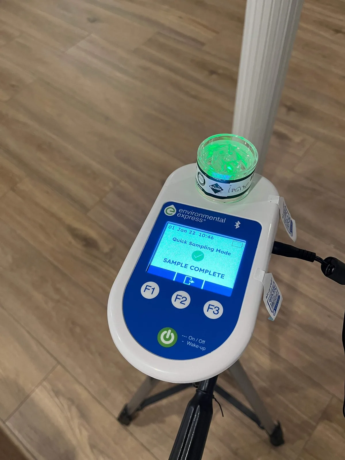 Professional mold air and swab sampling